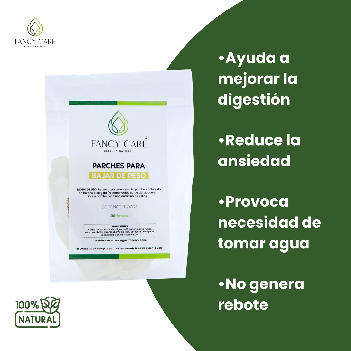 Parches para bajar de peso