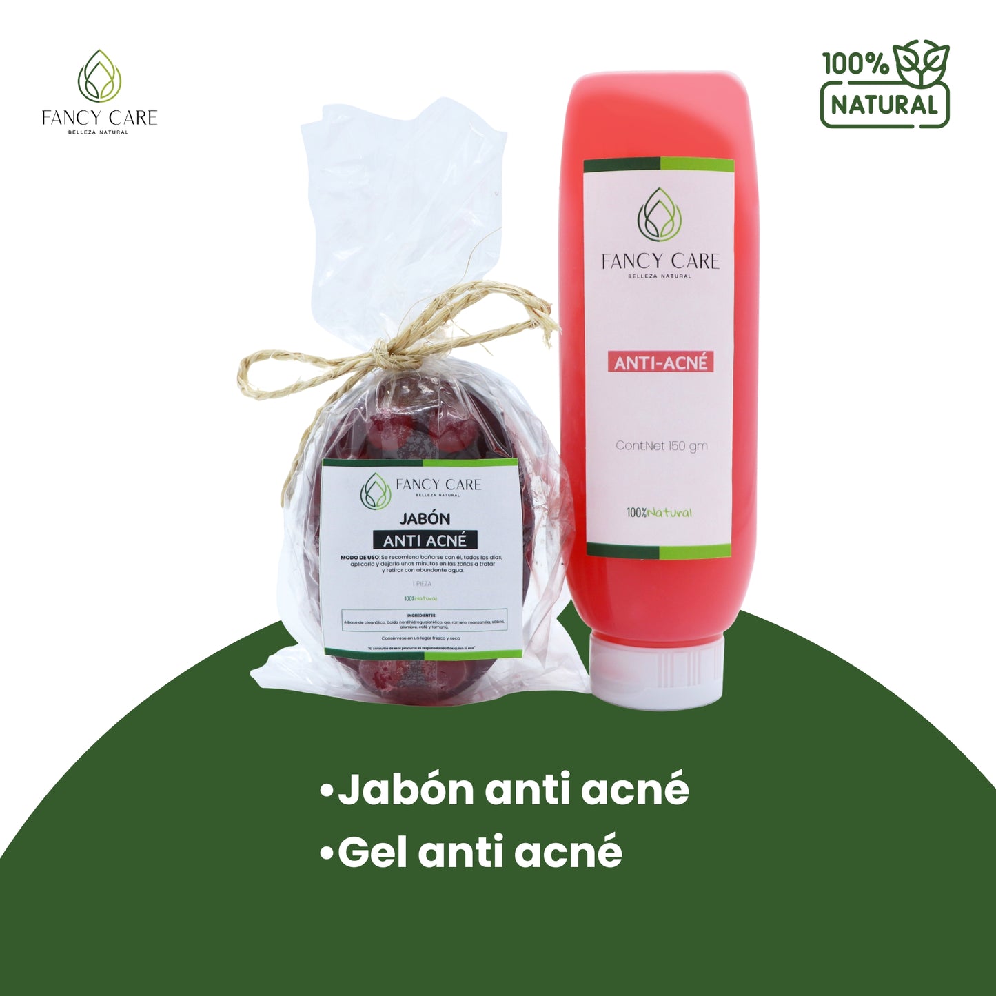 Paquete antiacné