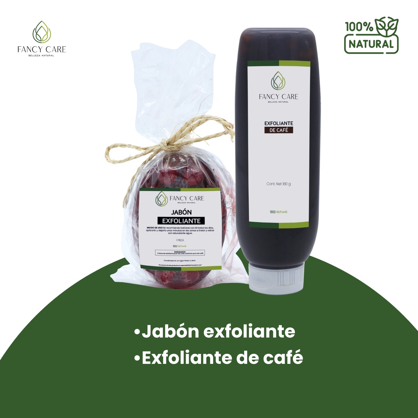 Paquete exfoliante de café