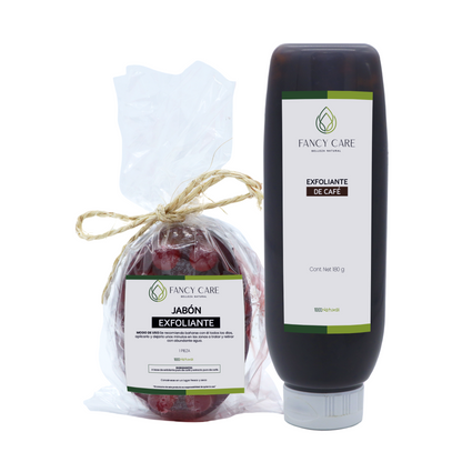 Paquete exfoliante de café