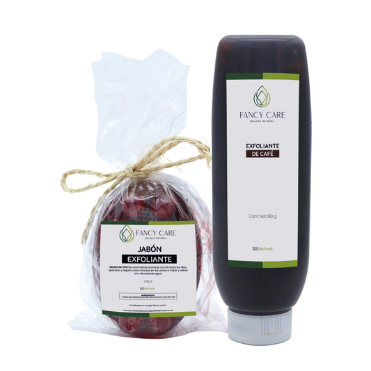 Paquete exfoliante de café